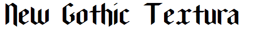 New Gothic Textura