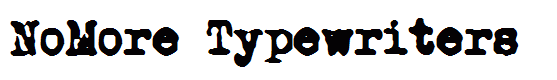 NoMore Typewriters