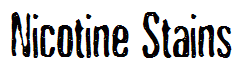 Nicotine Stains