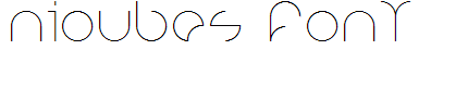 Nioubes Font