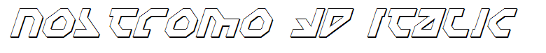 Nostromo 3D Italic
