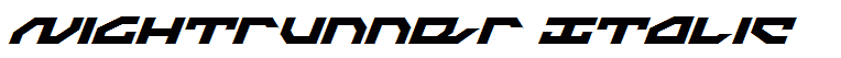 Nightrunner Italic