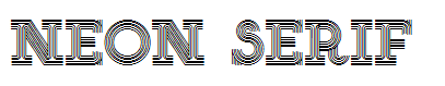 NEON SERIF