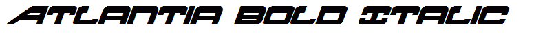 Atlantia Bold Italic