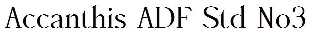 Accanthis ADF Std No3