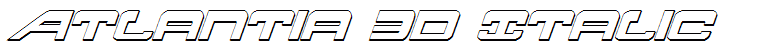 Atlantia 3D Italic