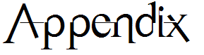 Appendix