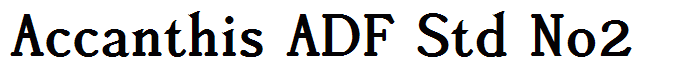 Accanthis ADF Std No2