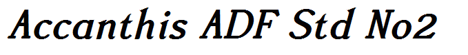 Accanthis ADF Std No2