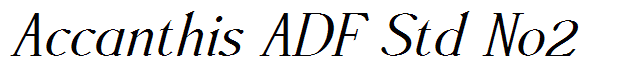 Accanthis ADF Std No2