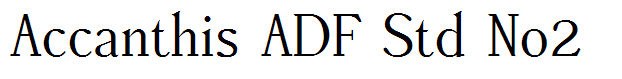Accanthis ADF Std No2