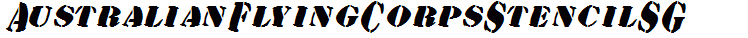 AustralianFlyingCorpsStencilSG