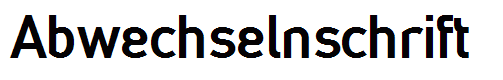 Abwechselnschrift