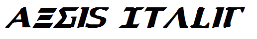 Aegis Italic