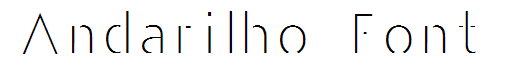 Andarilho Font
