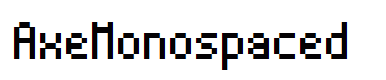 AxeMonospaced