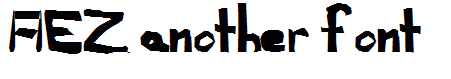 AEZ another font