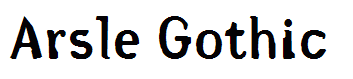 Arsle Gothic