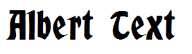 Albert Text