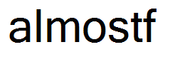 almostf