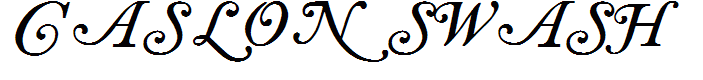Caslon swash