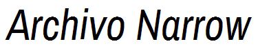 Archivo Narrow