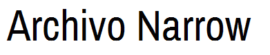 Archivo Narrow