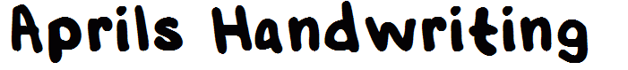 Aprils Handwriting