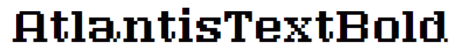 AtlantisTextBold