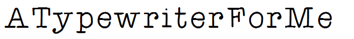 ATypewriterForMe