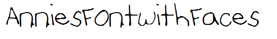 AnniesFontwithFaces
