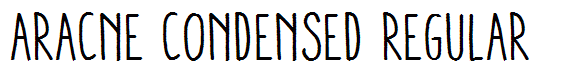 Aracne Condensed Regular