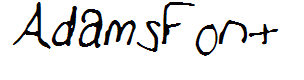 AdamsFont