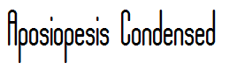 Aposiopesis Condensed