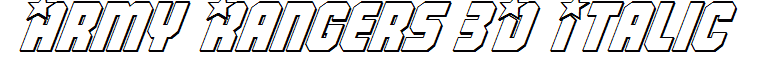 Army Rangers 3D Italic