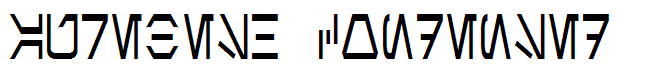 Aurebesh Condensed
