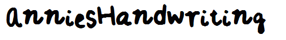 AnniesHandwriting