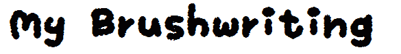 My Brushwriting