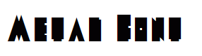 Metal Font