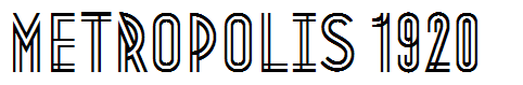 Metropolis 1920