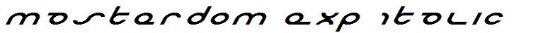 Masterdom Exp Italic