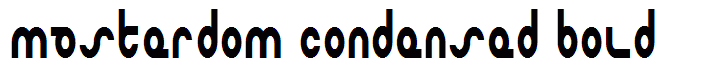 Masterdom Condensed Bold