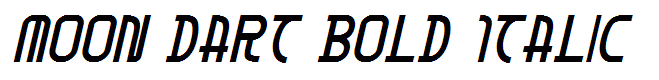 Moon Dart Bold Italic