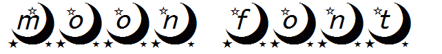 moon font