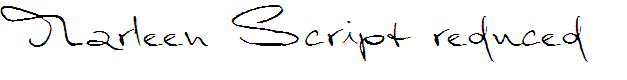 Marleen Script reduced