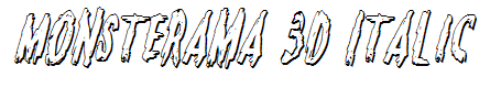 Monsterama 3D Italic