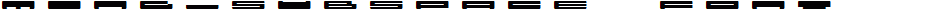 mind_subspace font