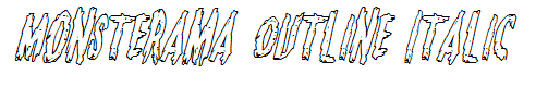 Monsterama Outline Italic