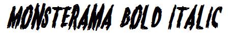 Monsterama Bold Italic
