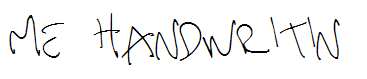 me handwritin
